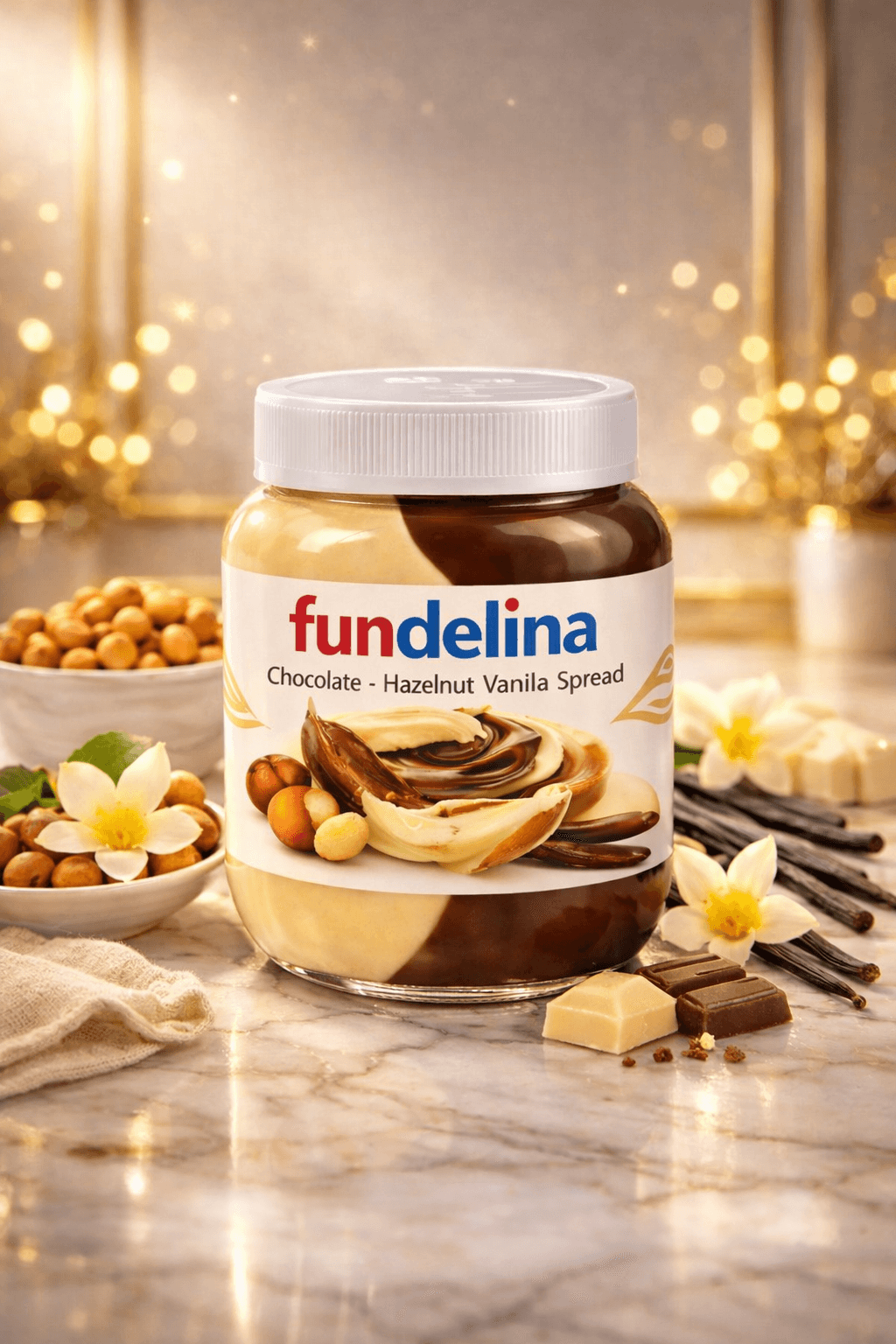 Pot Fundelina — pate a tartiner vanille noisette
